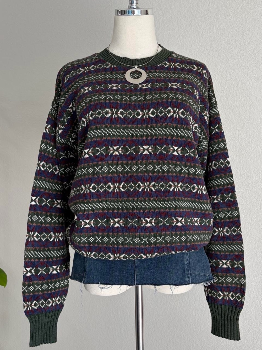 American Eagle Outfitters Fair Isle Knit Sweater
